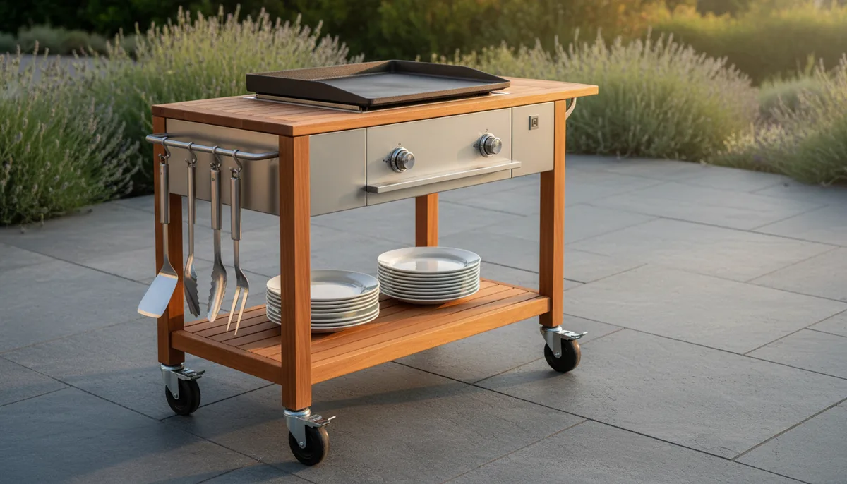 Desserte plancha extérieur : guide pour choisir le modèle idéal