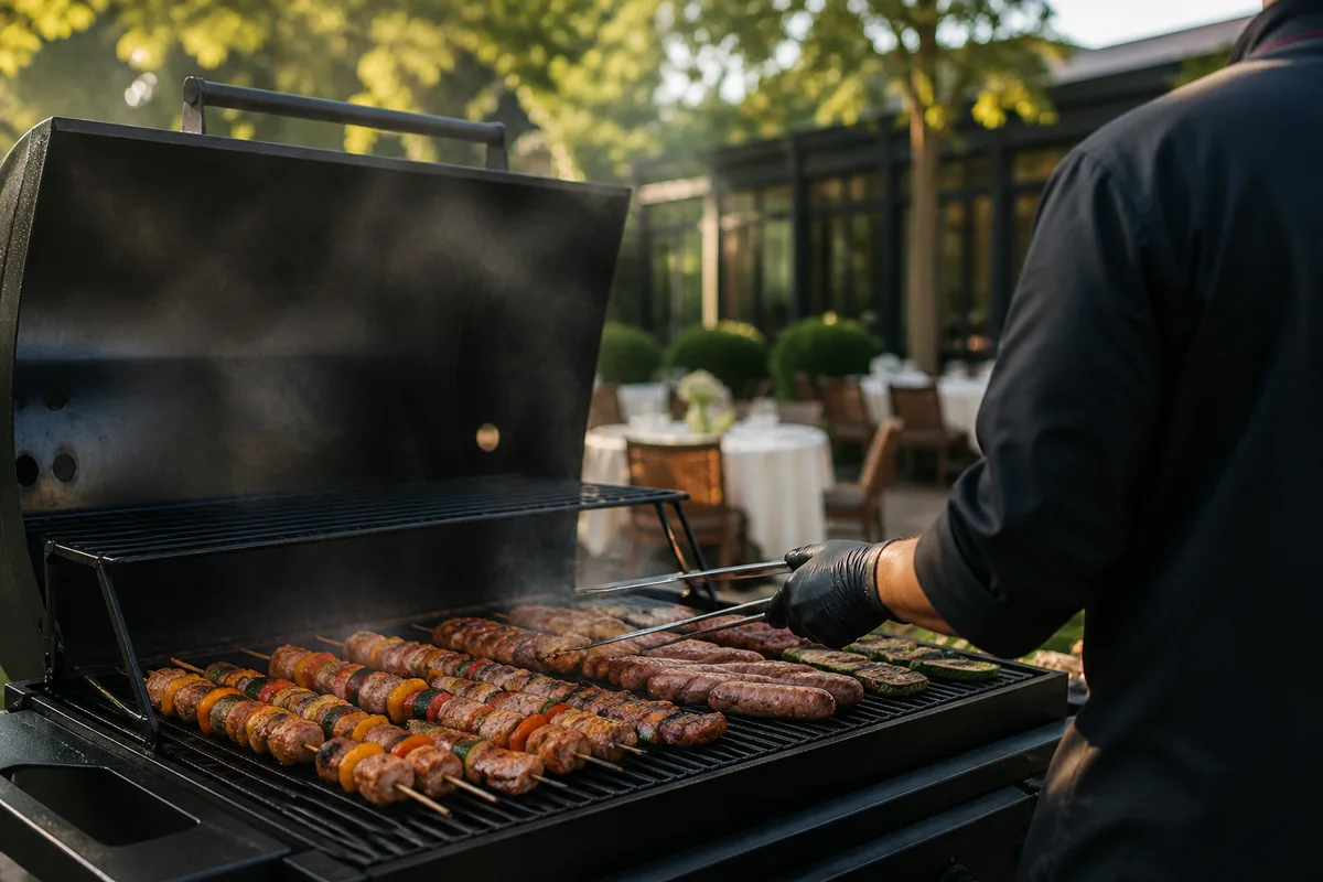 Barbecue entreprise : organiser le feu et le service